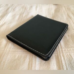 vtg black business card holder